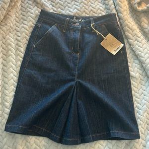 Boden Jean skirt above knee length size 2